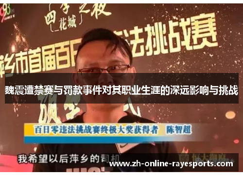 魏震遭禁赛与罚款事件对其职业生涯的深远影响与挑战 魏震遭禁赛与罚款事件对其职业生涯的深远影响与挑战